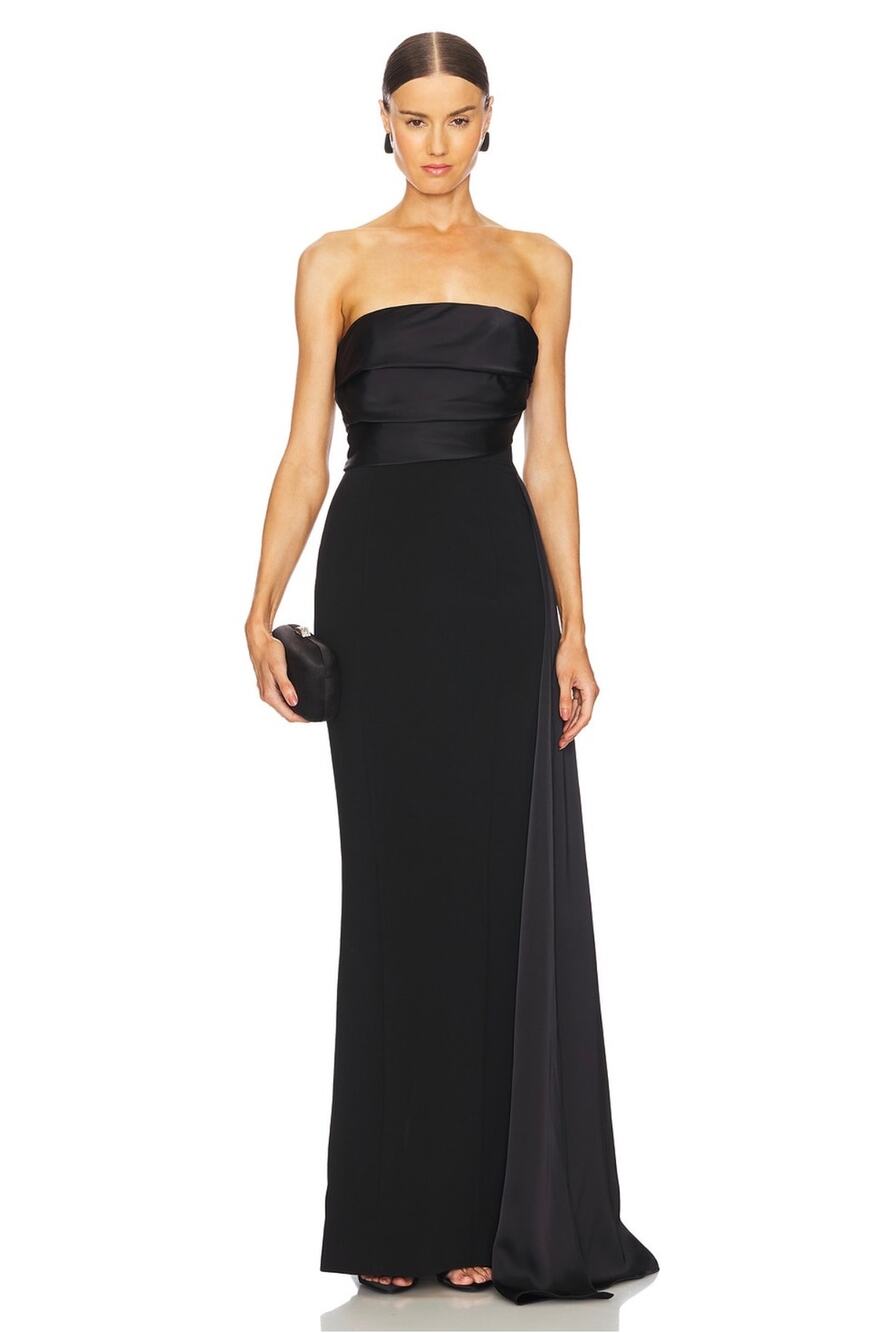 NBD Revolve Amira Maxi Gown in Black Size Small